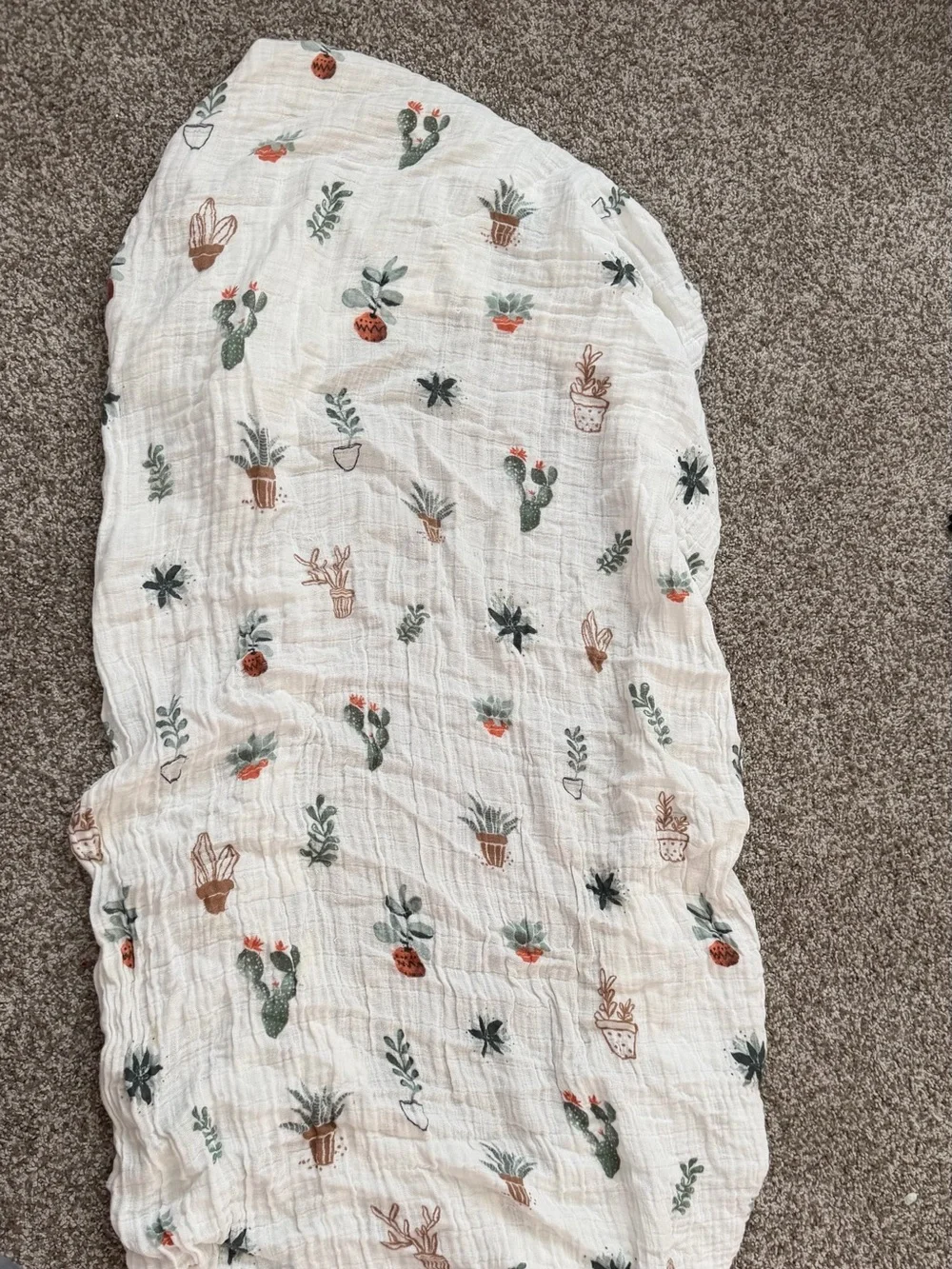Little Unicorn muslin crib sheet